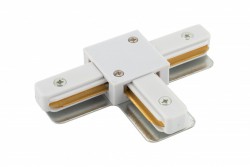 Соединитель для шинопровода T-образный, белый Denkirs TR1103-WH