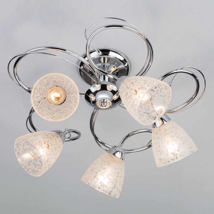 Потолочный светильник Eurosvet 30130/5 хром Natalie