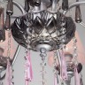 Подвесной светильник Eurosvet 10086/8 серебро/дымчатый хрусталь Strotskis Rosetta