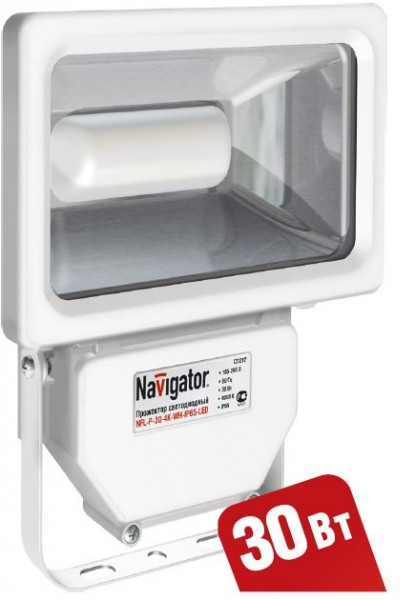Прожектор LED Navigator 94 629 NFL-P-30-4K-WH-IP65-LED