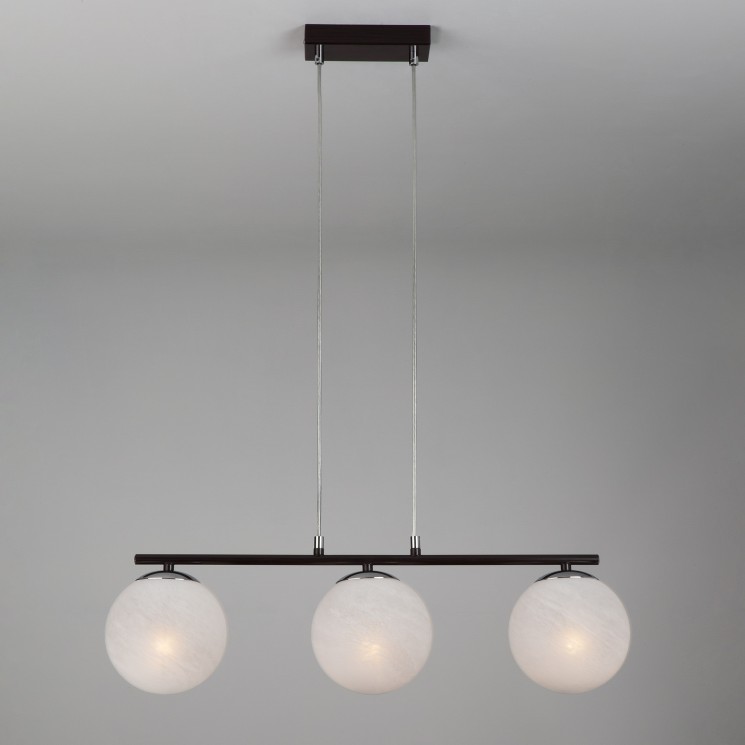 Подвесной светильник  Eurosvet Globe 70069/3 хром/черный