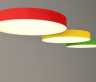 Светильник светодиодный потолочный/подвесной RVE-LBX-RING-1000-P круг 100 см 87 Вт 4000К цвет на заказ