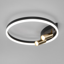 Накладной светильник Eurosvet 90247/3 черный/золото Smart Luminari