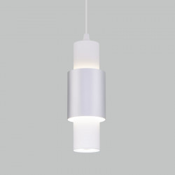 Подвесной светильник Eurosvet 50204/1 LED белый/матовое серебро Bento