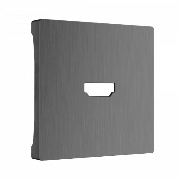 Накладка для розетки HDMI Werkel графит рифленый WL04-HDMI-CP