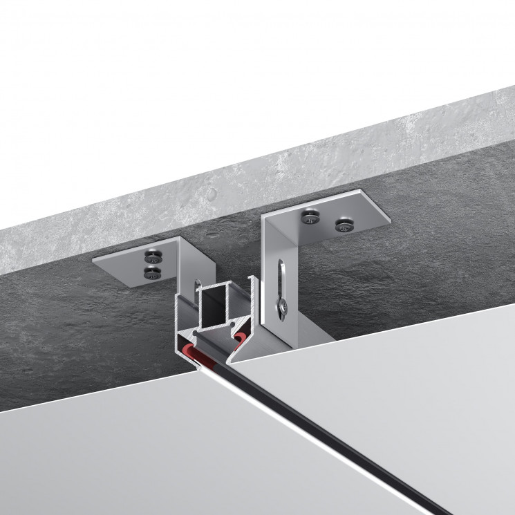Профиль для шинопровода SUPER5 под натяжной потолок ST-Luce Алюминий Длина 2 000мм ST066.129.00 SUPER5