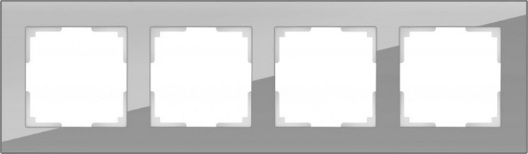 Рамка на 4 поста Werkel W0041115 (Favorit WL01-Frame-04 Серый)