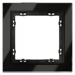 Рамка 1 пост VOLTUM VLS110108 черный