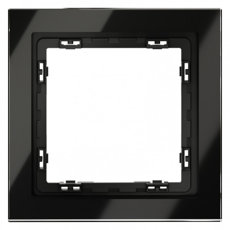 Рамка 1 пост VOLTUM VLS110108 черный