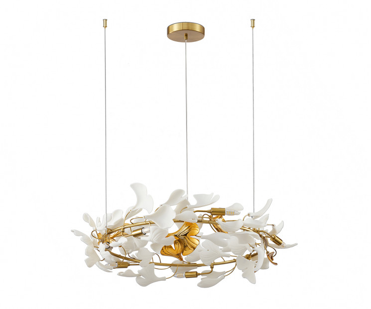 Kink Light 07868-70,36 Люстра Сири латунь d70 h150 G9 7*7W (Led лампы в комплекте)