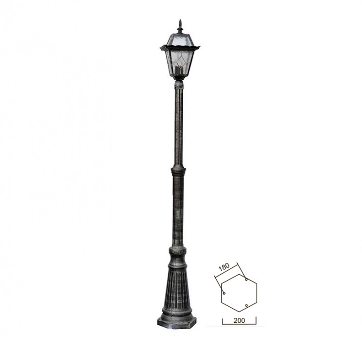 Светильник уличный ArteLamp A1357PA-1BS