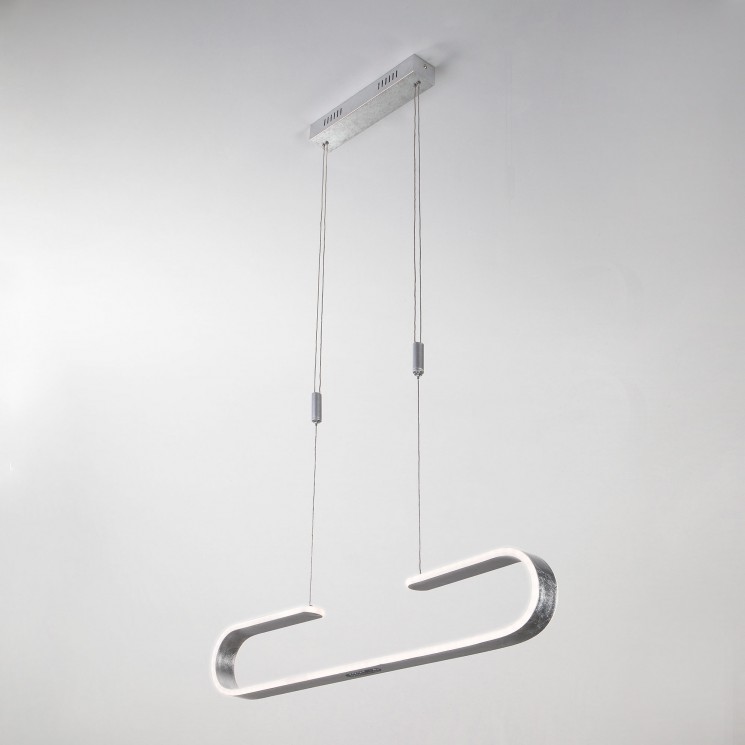 Подвесной светильник Eurosvet 90072/1 серебряный Sender