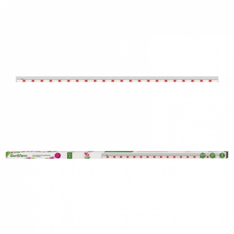 Светодиодный светильник для растений Uniel ULY-P51-20W/SPFR/K IP65 DC24V WHITE UL-00001605