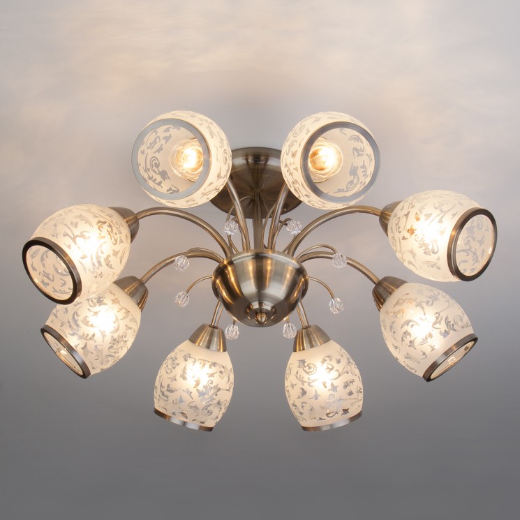 Потолочный светильник  Eurosvet Gabriella 30026/8 античная бронза