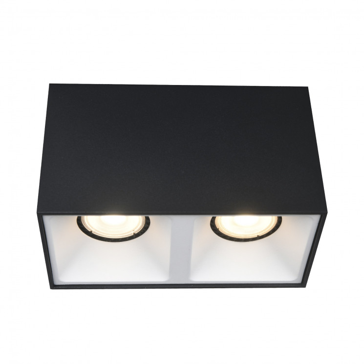 Светильник потолочный ST Luce Черный GU10 2*50W IP20 L82,5xW165xH104 220V Без ламп      ST168.452.02