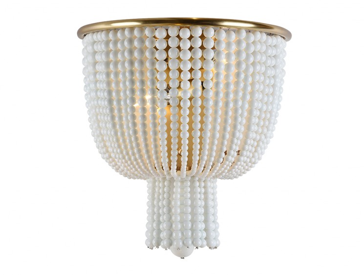 Бра Newport 3132/A brass/white