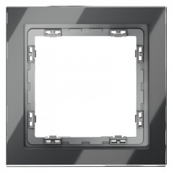 Рамка 1 пост VOLTUM VLS110107 графит