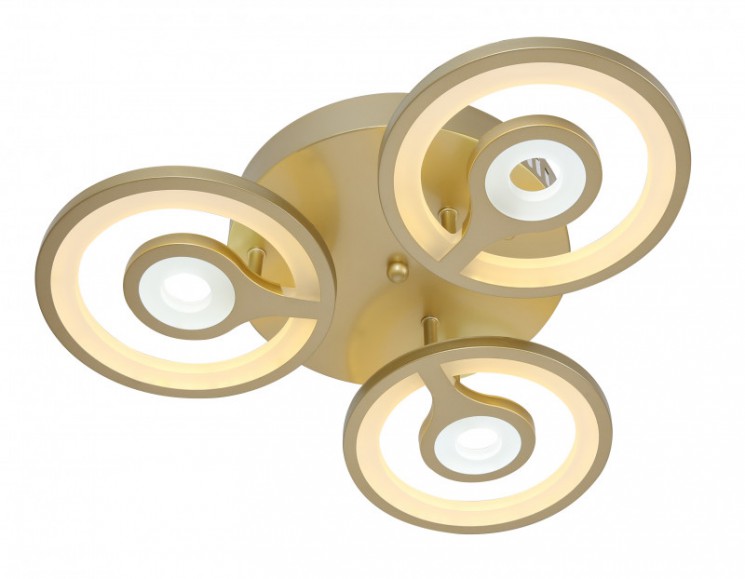 Люстра потолочная светодиодная Stilfort 2080/03/03C Andria 3*LED*42W