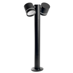 Светильник садово-парковый Feron DH1006 2хGX53 230V черный 11711