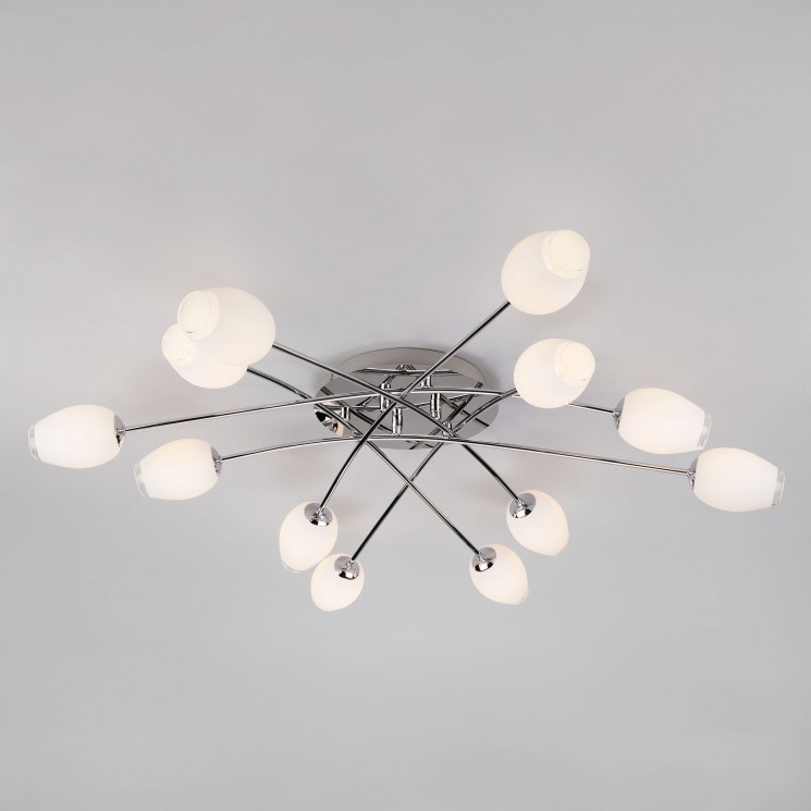 Потолочный светильник Eurosvet 30135 хром Tulip