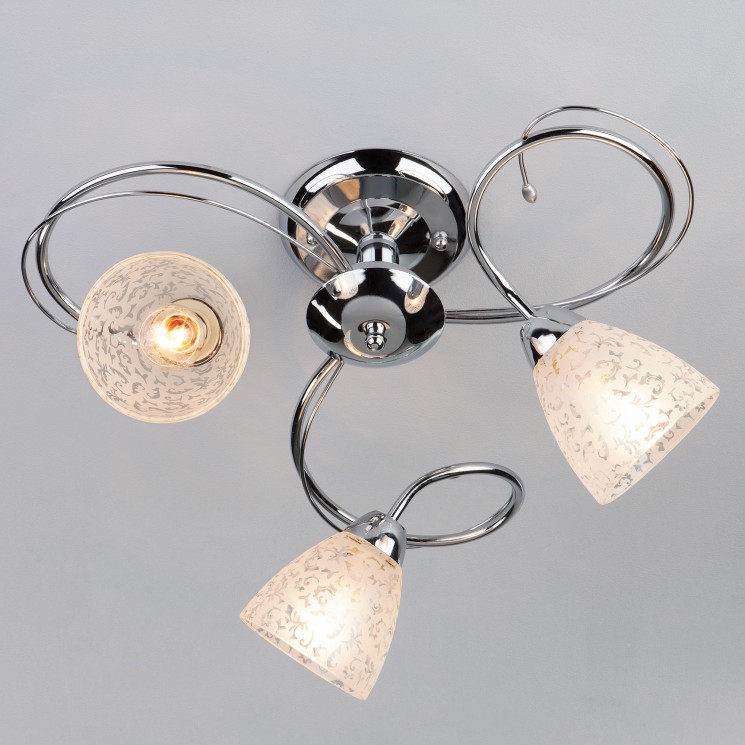 Потолочный светильник Eurosvet 30130/3 хром Natalie