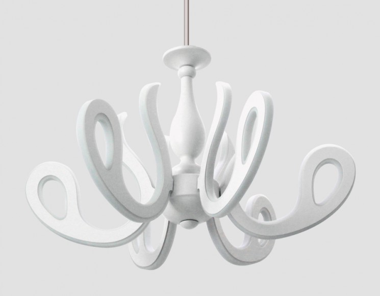 Управляемый светодиодный светильник Ambrella light ORBITAL KLASSIKA  FK81/6 WH 292W D640