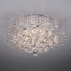 Потолочный светильник  Eurosvet Charm 16017/9 белый с серебром Strotskis