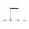 Светильник подвесной ST Luce терракотовый/прозрачный LED 4*32W 4000K         SL1018.603.04