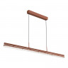 Светильник подвесной ST Luce терракотовый/прозрачный LED 4*32W 4000K         SL1018.603.04