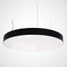 Светильник светодиодный потолочный/подвесной RVE-LBX-RING-1200-P круг 120 см 127 Вт 4000К черный