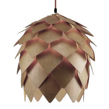 Подвесной светильник ImperiumLoft Crimea Pine Cone natural wood D20