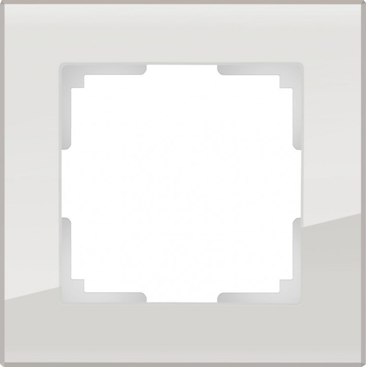 Рамка на 1 пост Werkel W0011117 (WL01-Frame-01 Дымчатый)