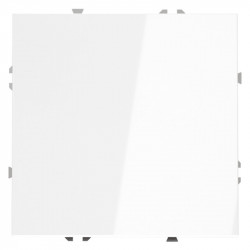 Выключатель одноклавишный перекрестный VOLTUM VLS010501 белый глянец