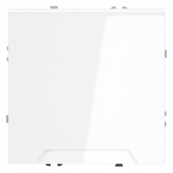 Розетка встраиваемая S70 с заземлением и защитными шторками и крышкой 16А VOLTUM VLS040301 белый глянец