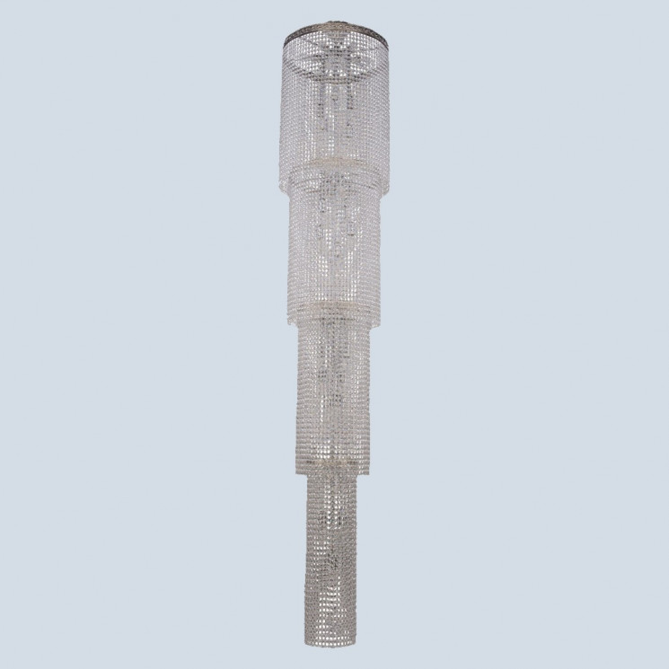 Каскадная хрустальная люстра Bohemia Ivele Crystal 83301/50IV-250 Ni D500 H2500