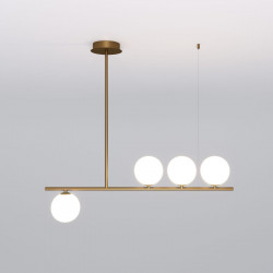 Подвесной светильник Eurosvet 70136/4 латунь Fredo