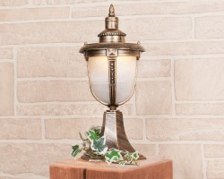 Светильник уличный Elektrostandard Atlas S (GLYF-2010S) Черное золото