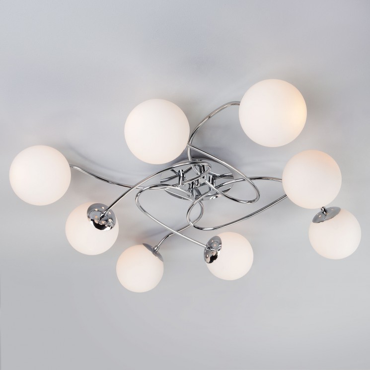 Потолочный светильник Eurosvet 30129/8 хром Lola