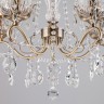 Подвесной светильник  Eurosvet Teodore 10103/5 античная бронза/прозрачный хрусталь Strotskis