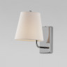 Настенный светильник с тканевым абажуром Eurosvet 60155/1 хром Amaretto