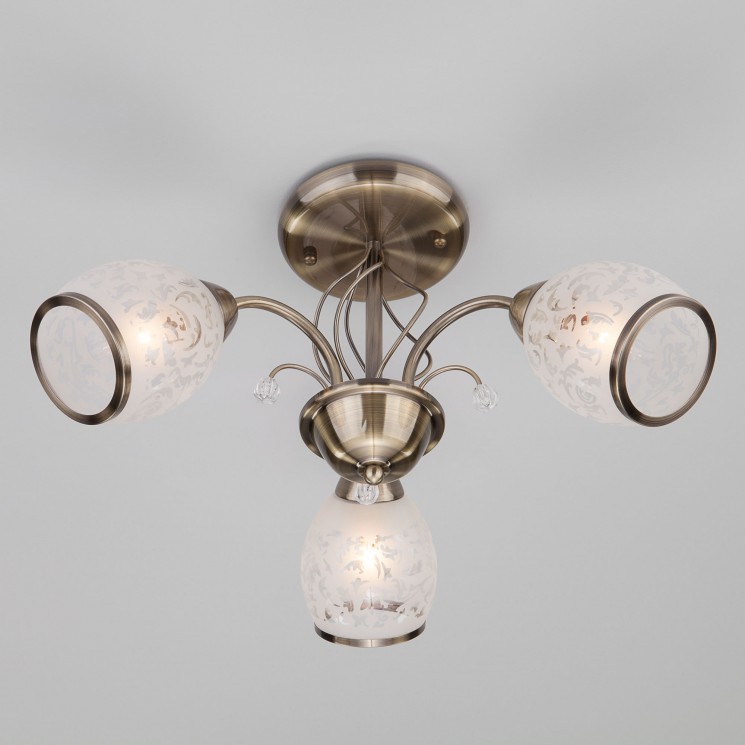 Потолочный светильник  Eurosvet Gabriella 30026/3 античная бронза