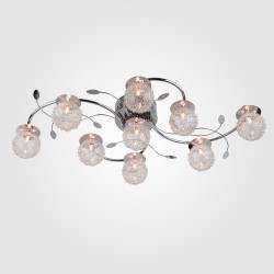 Потолочный светильник  Eurosvet Armeria 4800/9 хром/синий+красный+фиолетовый