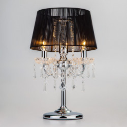 Настольная лампа Eurosvet 2045/3T хром/черный настольная лампа Vallata