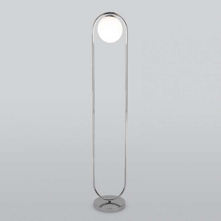 Напольный светильник с плафоном Eurosvet 01139/1 хром Ringo