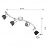 Светильник потолочный Arte lamp PARRY A5062PL-4AB