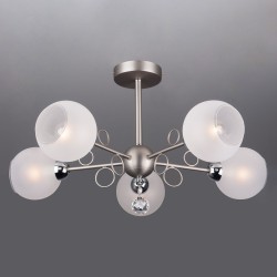 Потолочный светильник Eurosvet 70095/5 сатин-никель Tondo