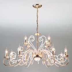 Подвесной светильник Eurosvet 60090/12 золото Silva