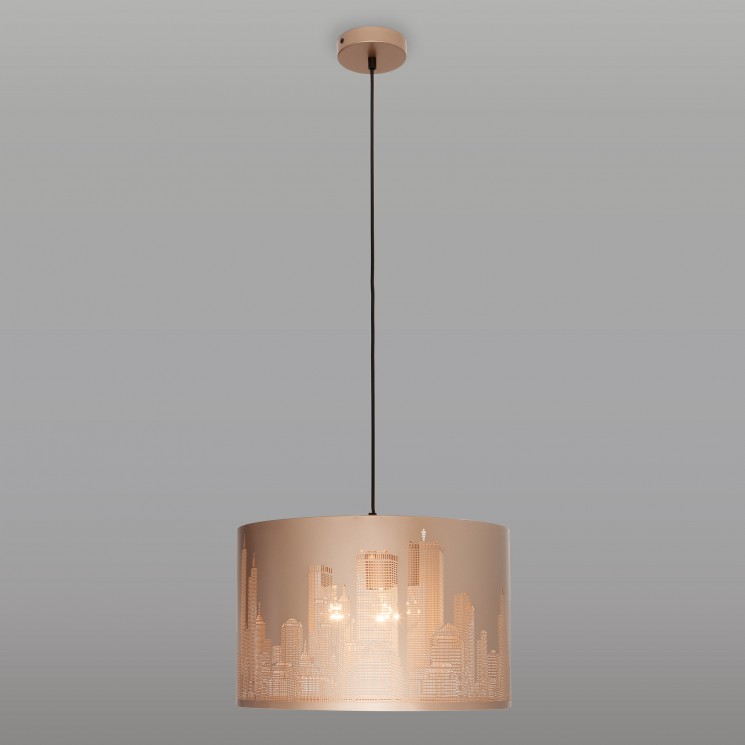 Подвесной светильник Eurosvet 50066/3 золотой City