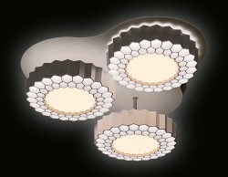 Управляемый светодиодный светильник Ambrella light ORBITAL HI-TECH  FH12/3 WH 96W D500