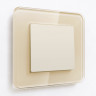 Выключатель одноклавишный (айвори матовый) W1110062 Werkel